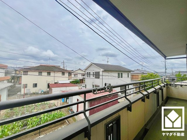 城陽市久世南垣内のバルコニー