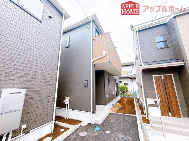 [新築住宅] 鶴ヶ島市藤金 第13 全2棟の外観|☆内覧可能☆アップルホームでは物件のメリットデメリットお客様の立場にたちお伝えさせていただきます！いつでもお気軽にお問合せOKです！TEL「0120-466263」