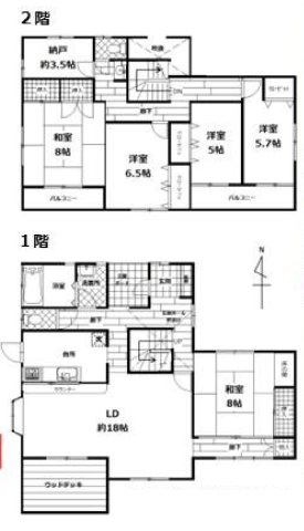 日高市武蔵台7丁目　中古戸建の画像
