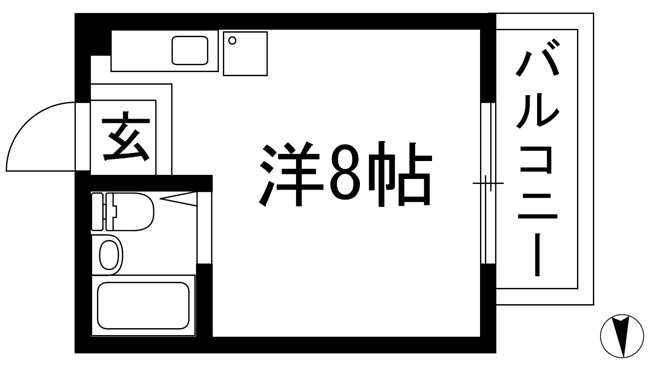 【間取り】 | 川西ハイツ