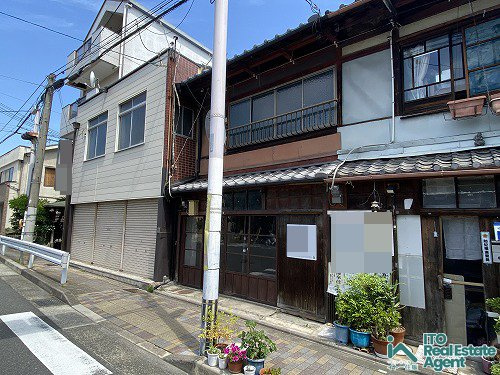 紫野中柏野町 京町家の外観