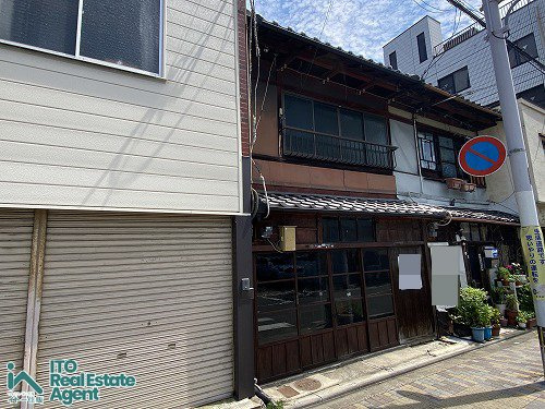 紫野中柏野町 京町家の外観