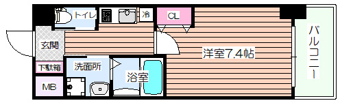 【間取り】 | ファーストフィオーレ江坂レガリス