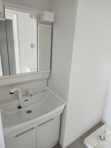 ペット可！ベル・アベニール1（家賃補助対象）の洗面所|コンパクトで使いやすい洗面所