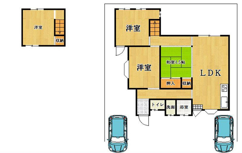 星田山手4丁目　中古一戸建ての間取り|間取り図はいかがですか？ご希望を叶える間取りですか？リビングの広さは？水回りの位置は？カウンターキッチン？など色々な情報が集約されています。弊社ではリフォームなどのご相談も承っております。