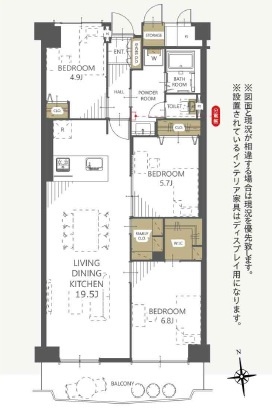 ローズハイツ夙川の間取り