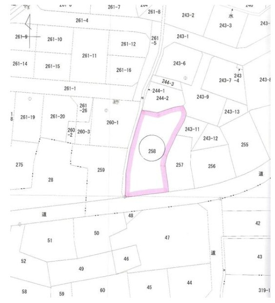 会津若松市 河東町広田字横堀（広田駅） 住宅用地の土地図