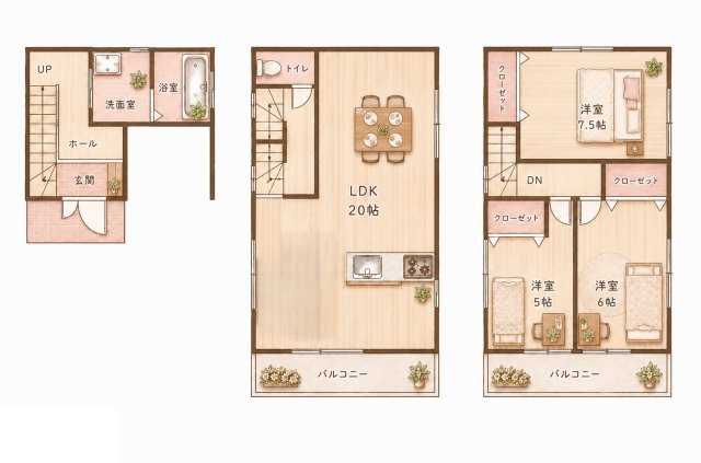 都丘町　中古一戸建ての間取り|間取り図はいかがですか？ご希望を叶える間取りですか？リビングの広さは？水回りの位置は？カウンターキッチン？など色々な情報が集約されています。弊社ではリフォームなどのご相談も承っております。