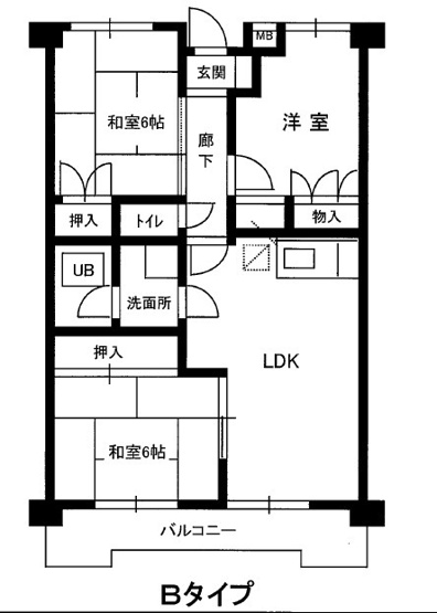 【間取り】 | 平和マンション