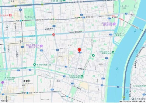 北砂５丁目ビルの地図