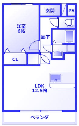 ヒラソールの間取り