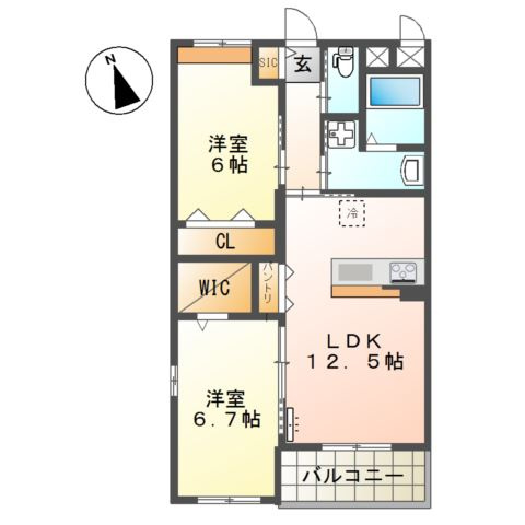 La maison du reve (ラ・メゾン・デュ・レーヴ)の間取り