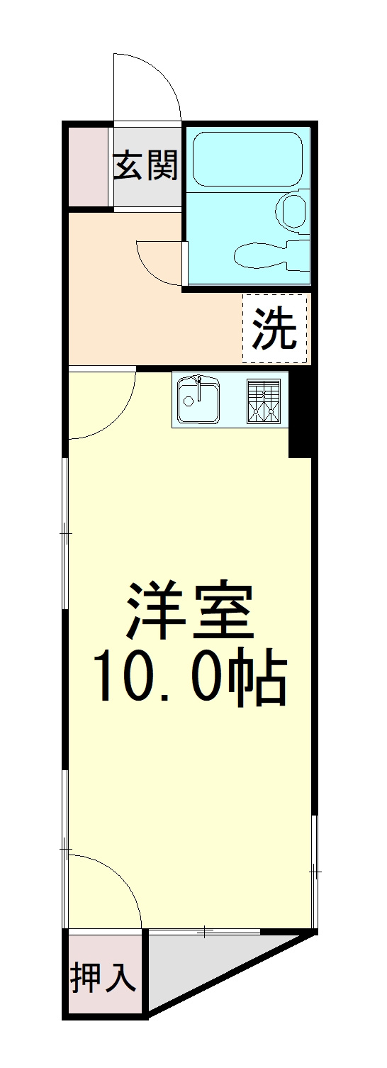 ミダ六マンションの間取り