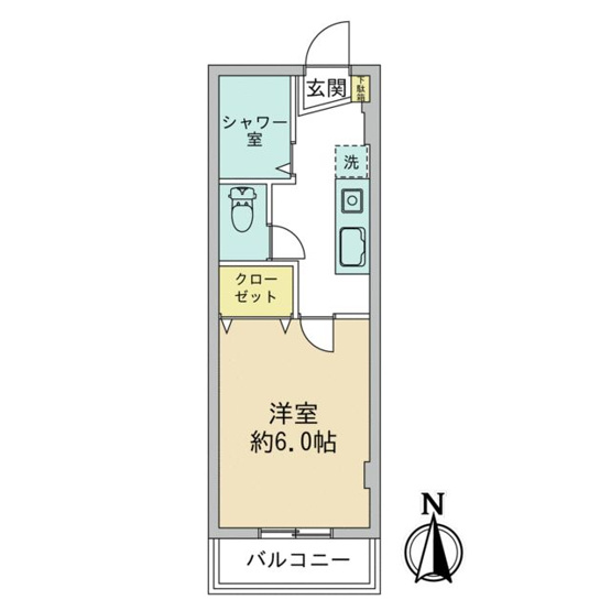 【間取り】 | 共栄ハイツ(キョウエイハイツ)