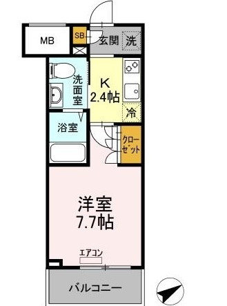 イーストサイドレジデンスの間取り