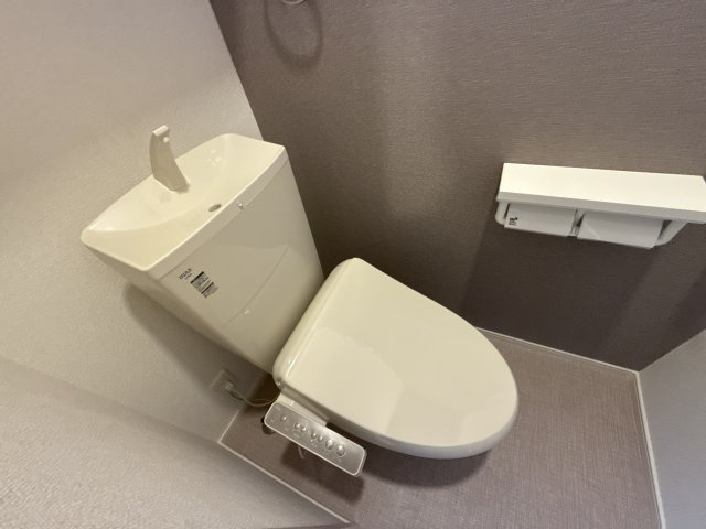 野里東同心町アパートのトイレ