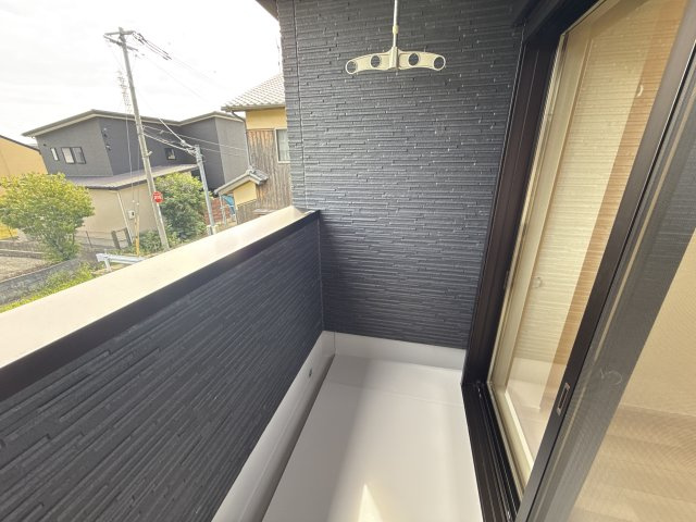 プラシード姫路のバルコニー