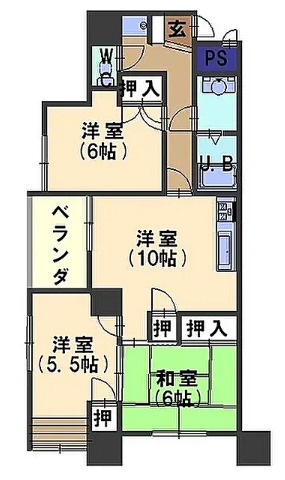 金沢市増泉　一棟マンションの間取り