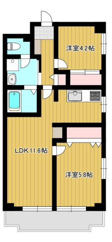 パークナオマンションの間取り
