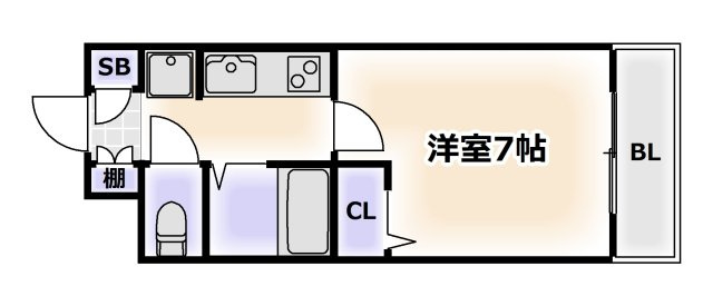 【間取り】 | アーバンエース日本橋パル