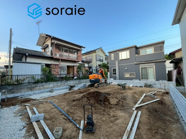 狭山市狭山台12期全1棟　新築戸建　グラファーレの外観|7月21日撮影