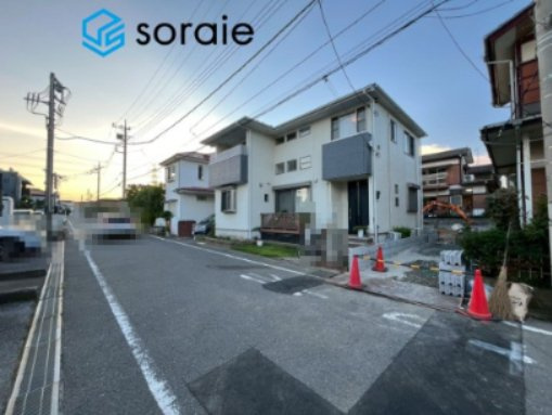 狭山市狭山台12期全1棟　新築戸建　グラファーレの前面道路含む現地写真|7月21日撮影