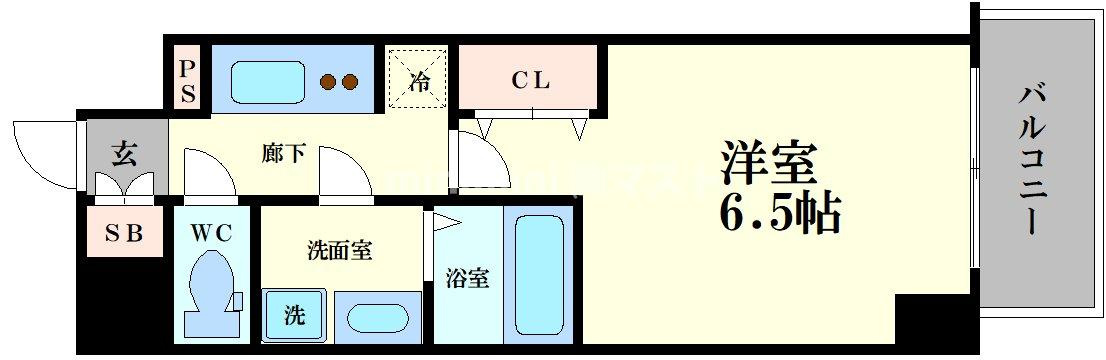 S-RESIDENCE福島玉川Tresの間取り