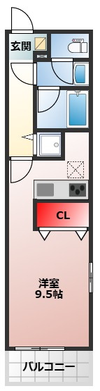 【間取り】 | カシータ北三国ヶ丘