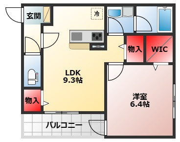 【間取り】 | カシータ北三国ヶ丘