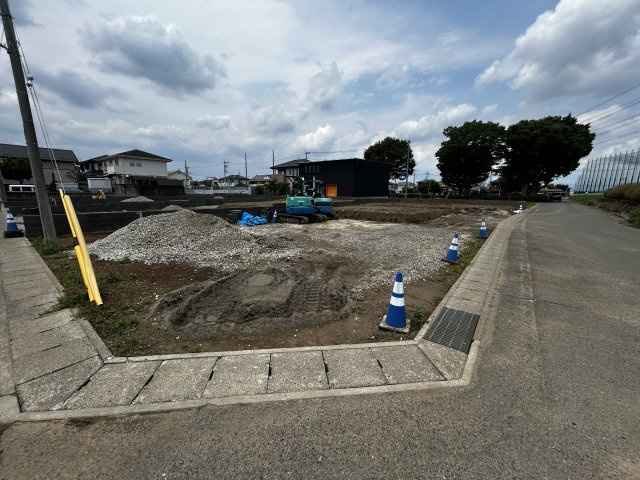 新築　伊勢崎市境第3　Livele Garden.S　4号棟の駐車場|現地写真　駐車スペースは並列4台分可能です！
