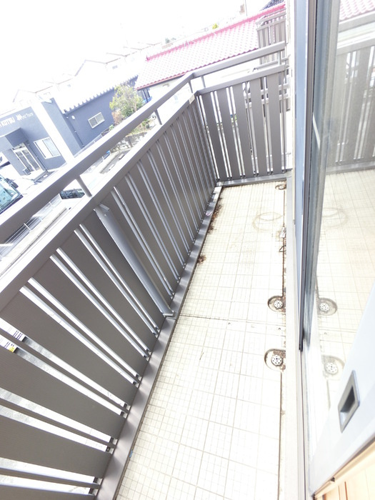 クレール西原のバルコニー