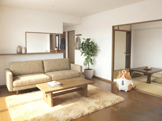 サンシティ西陵の居間・リビング|家具・家電等はCG加工により配置例を示したものです