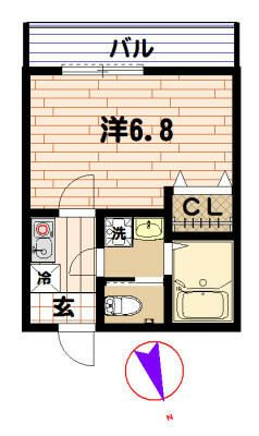 【間取り】 | ドミール渋谷