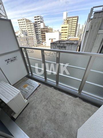 名古屋市中区葵１丁目の賃貸マンションのバルコニー