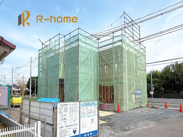 第1土浦市神立町　新築戸建て　1号棟の外観|ご予約を頂ければ、『平日』はもちろん『早朝』や『夜間』もご見学可能です♪お気軽にお申し付けください♪