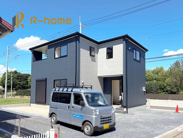 第1土浦市神立町　新築戸建て　1号棟の外観|ご予約を頂ければ、『平日』はもちろん『早朝』や『夜間』もご見学可能です♪お気軽にお申し付けください♪