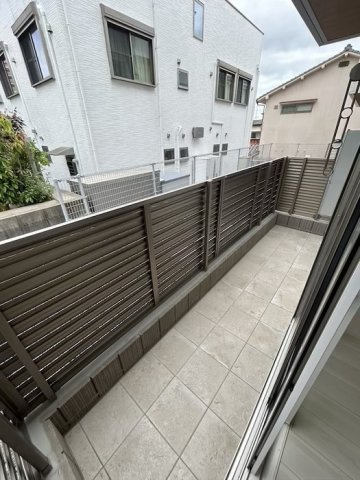 サンドルフ高須Ⅱ番館のバルコニー