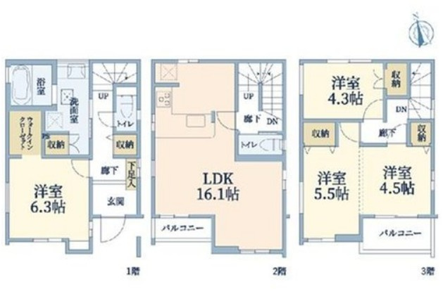 【間取り】 | 上田東町　新築戸建