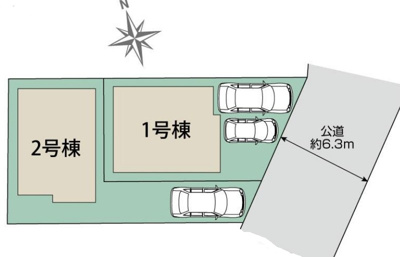 【区画図】 | 上田東町　新築戸建