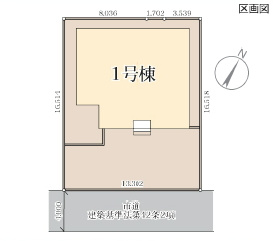 【区画図】 | 福島市鳥谷野岩田　1号棟（Z）