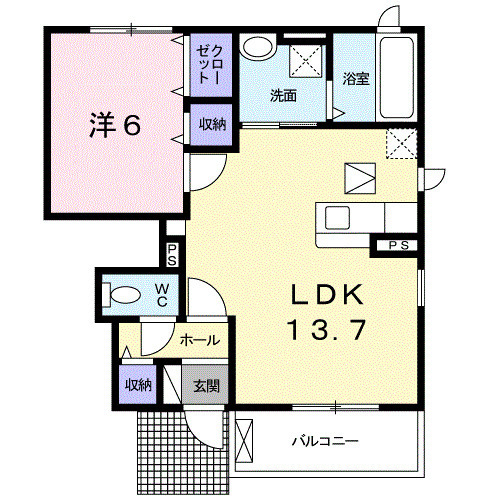 【間取り】 | プティボヌールⅡ
