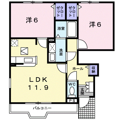 【間取り】 | クレメントＤ