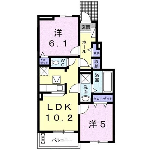 【間取り】 | サンハイム　サコ