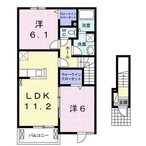 【間取り】 | メゾン　ド　ボヌール