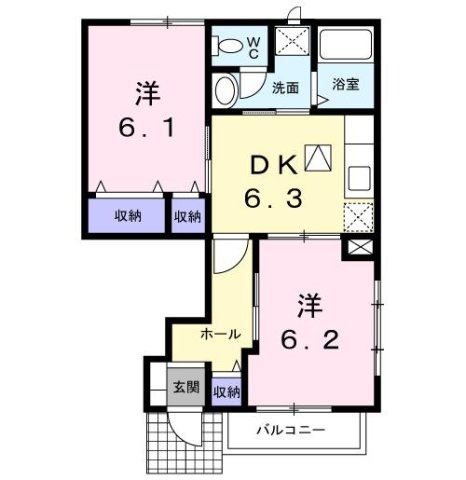 【間取り】 | メゾン・アンソレイエⅠ