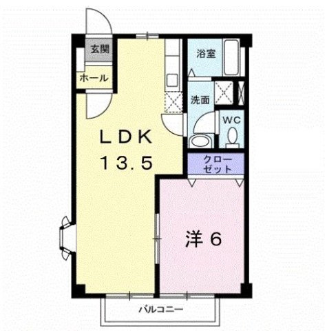【間取り】 | パルシャス園部Ⅱ