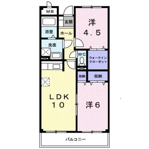 【間取り】 | ファシナシオン毛見Ⅱ