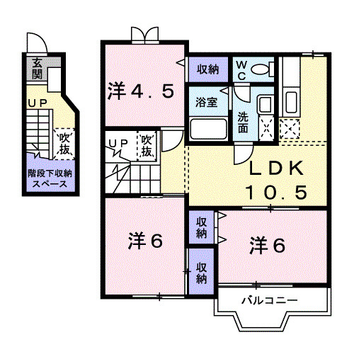 【間取り】 | メゾンドヴェール西ノ庄