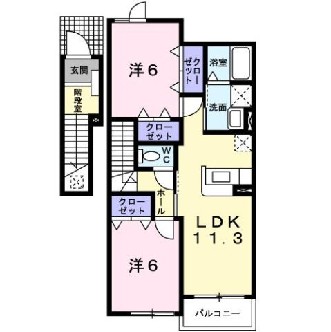【間取り】 | パルテールⅡ