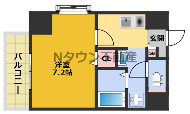 【間取り】 | CRECER新栄 | 間取りです。